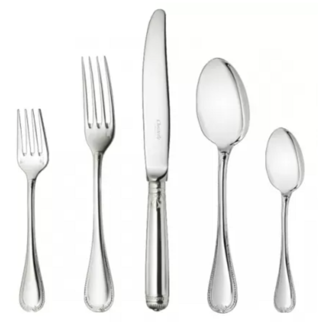 Christofle Malmaison Silverplate 5-Piece Place Setting