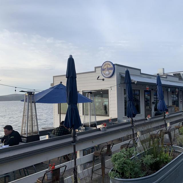 Meal at Tony's Seafood on Tamales Bay