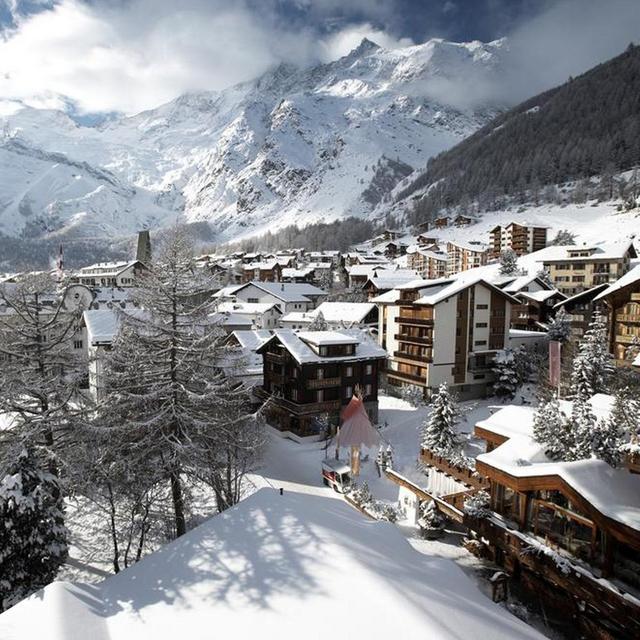 Dinner in Saas-Fee (Honeymoon)