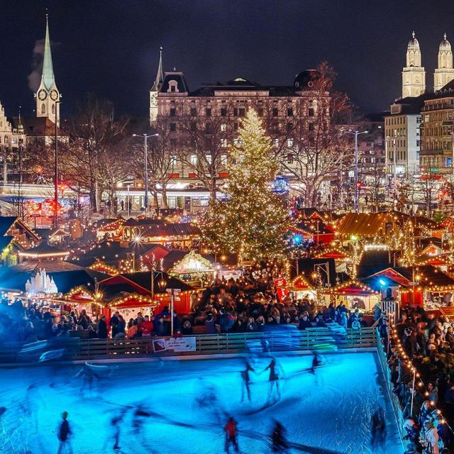 Christmas Market in Geneva (Honeymoon)