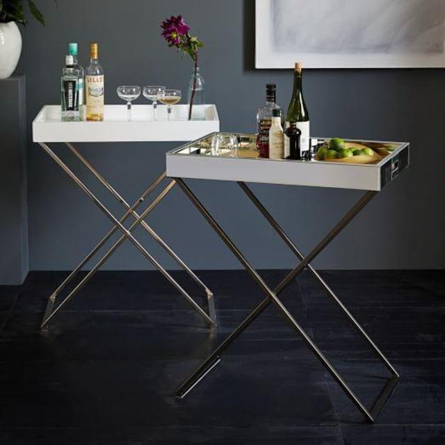Tall Bultler Stand and Tray Table