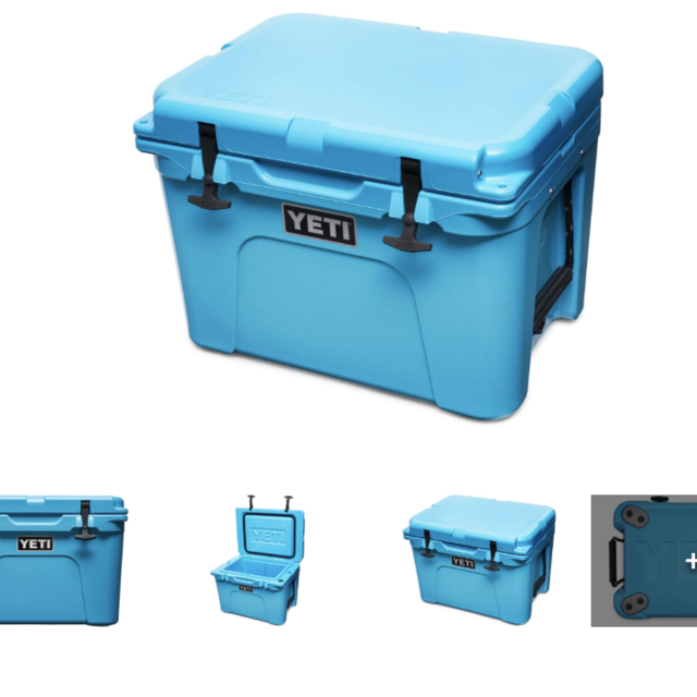YETI Tundra 35 Cooler: Reef Blue