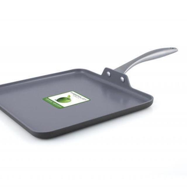 Lima Ceramic Non-Stick Square Griddle, 11-Inch