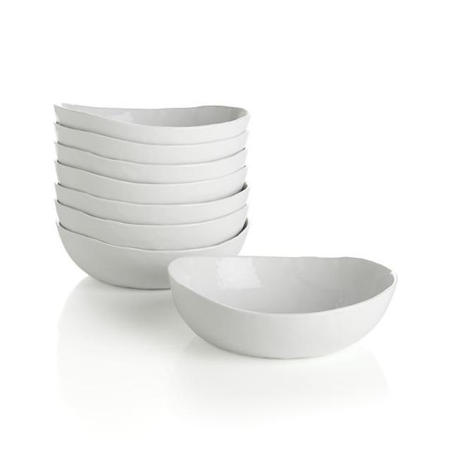 Set of 8 Mercer 8" Low Bowls