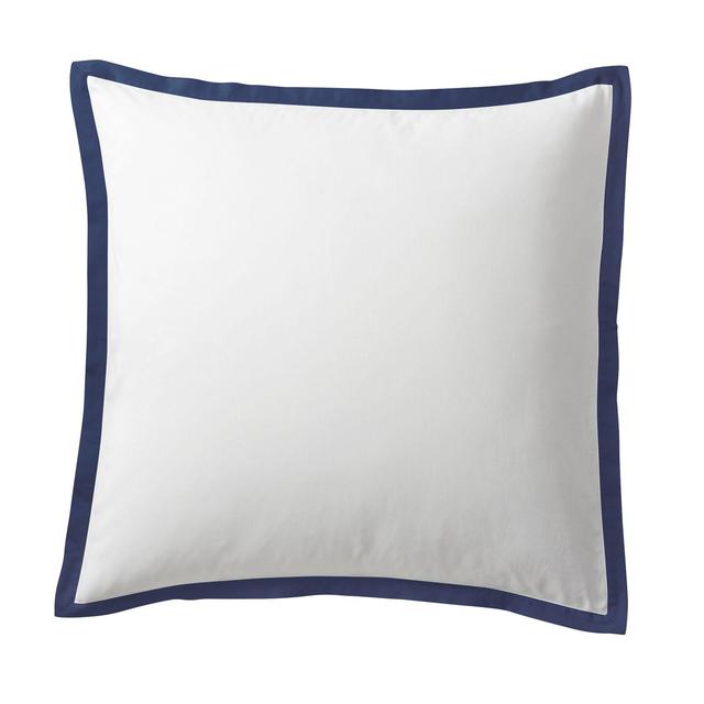 Border Frame Shams (Size: Euro Color: Navy)