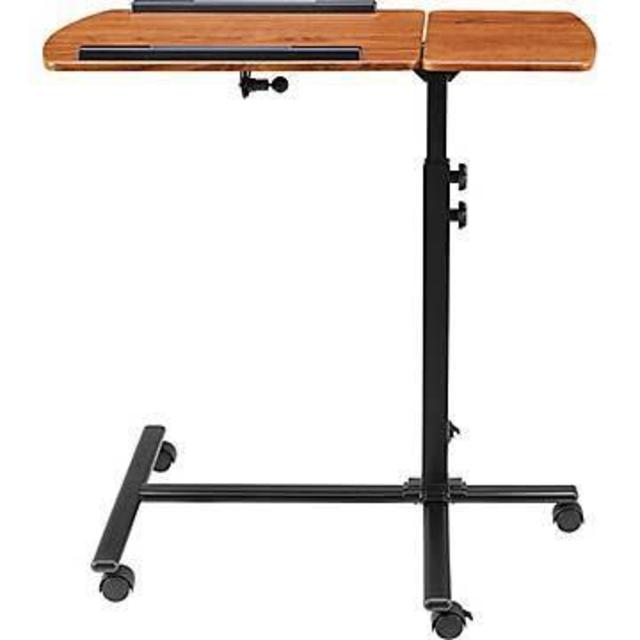 Altra 9234096 Laptop Cart, Cherry on Black