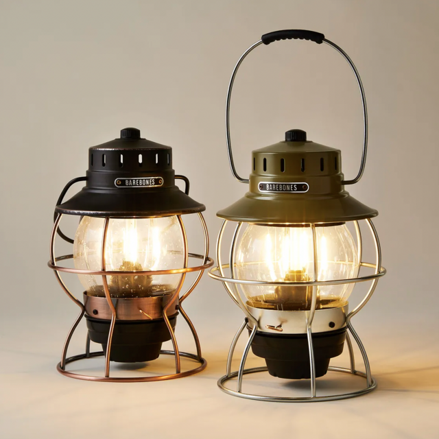 Barebones Living LED Rechargeable Railroad Lantern