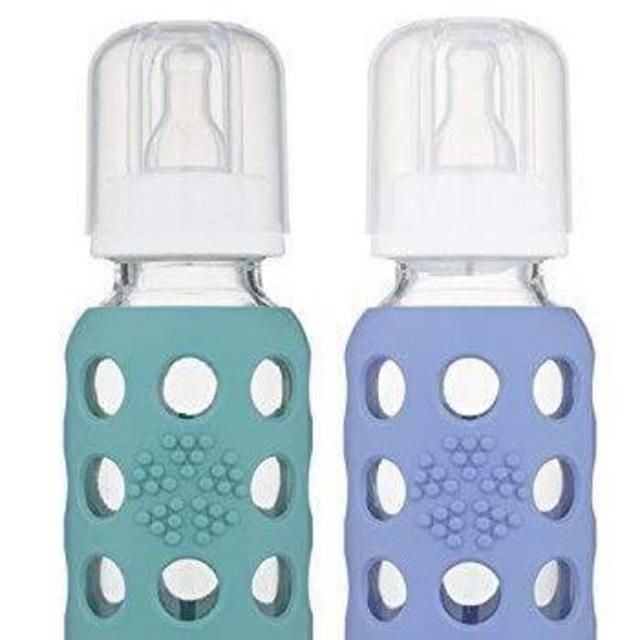 Lifefactory 9oz Glass Baby Bottle 2pk