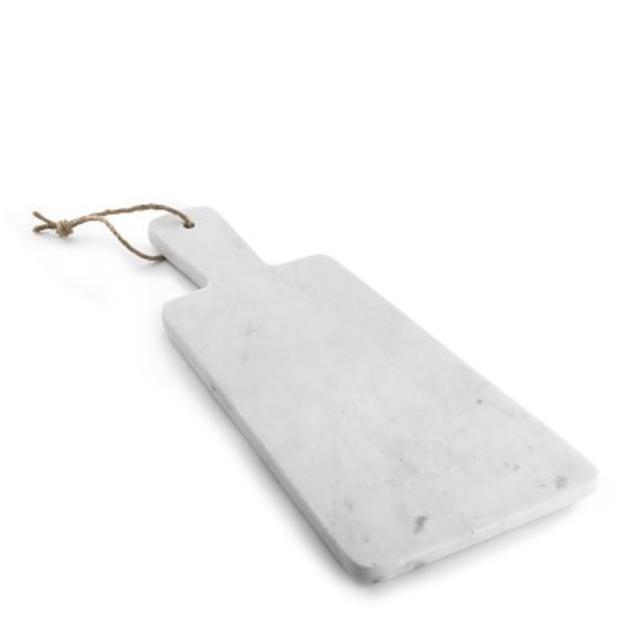 Williams-Sonoma White Marble Rectangular Board, Medium