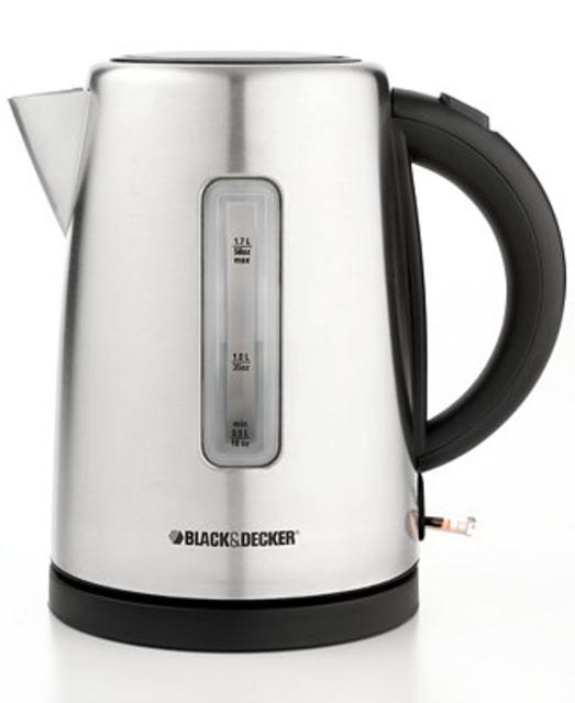 Macy's - Black & Decker KE2000 Electric Kettle, 1.7 L Stainless Steel