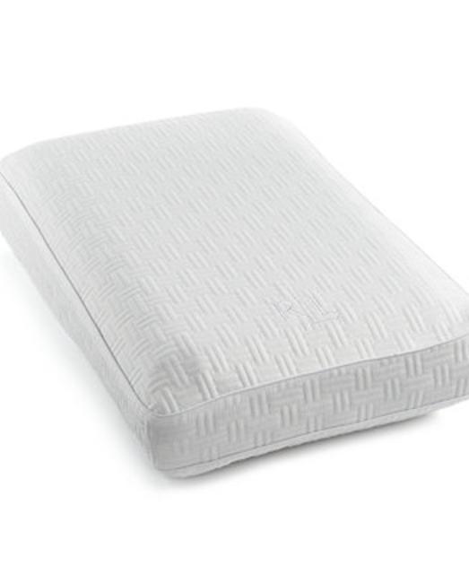 Macy's - Lauren Ralph Lauren Memory Foam Gusset Pillow with Thermaphase Gel™, Crystalline™ Odor Free Technology, SupraCell™ Technology for Enhanced Airflow and Heat Reduction