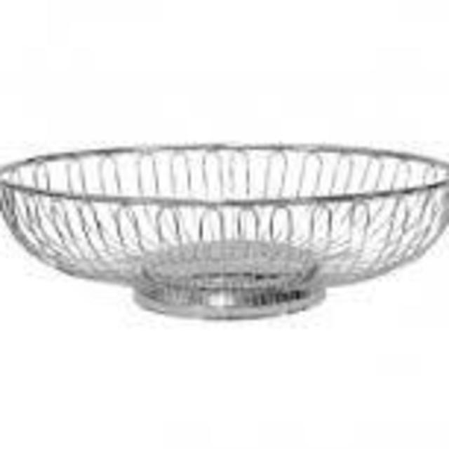 Oval Wire Bread Basket - Large - LV Harkness & Company