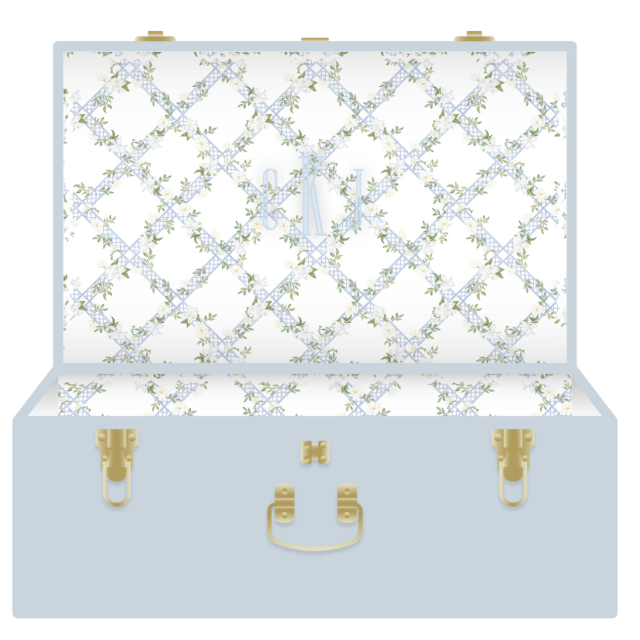 Grand Classic Trunk For Wedding Keepsakes