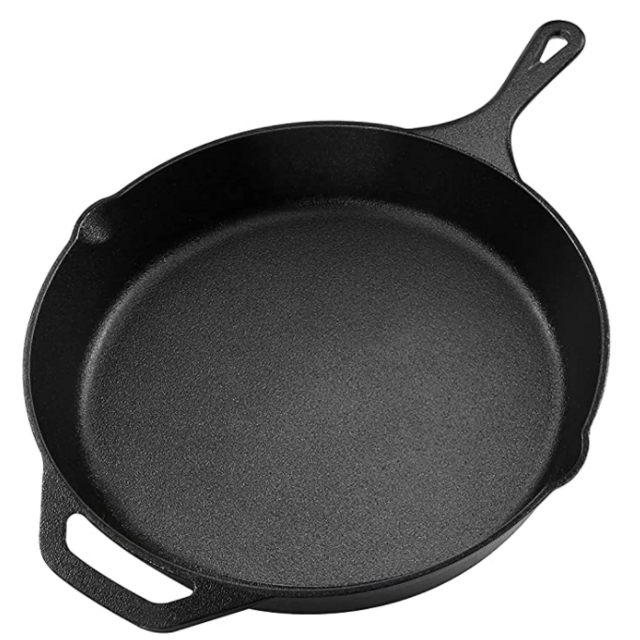 12.5" Cast Iron Skillet