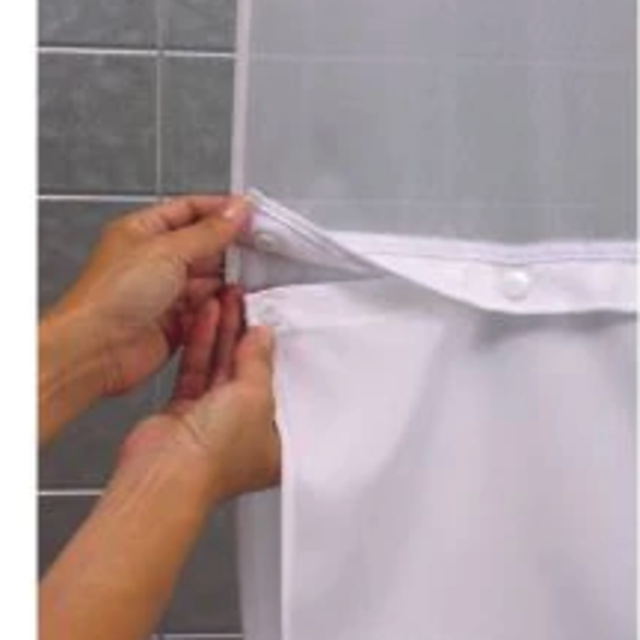 Hookless® It's a Snap™ 70-Inch x 54-Inch Fabric...