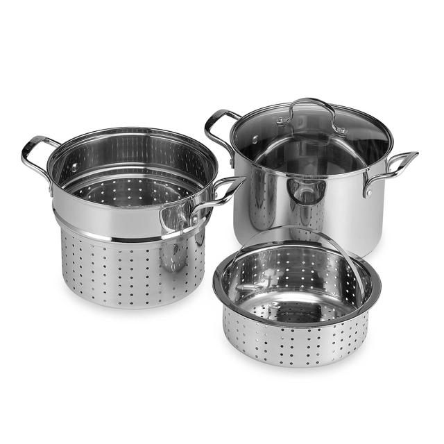 Denmark® Stainless Steel 8-Quart 4-Piece Multi-Cooker