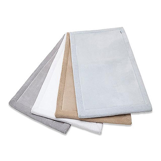 Microdry® Memory Foam 17-Inch x 24-Inch Bath Rug with GripTex™ Base in Sea Glass