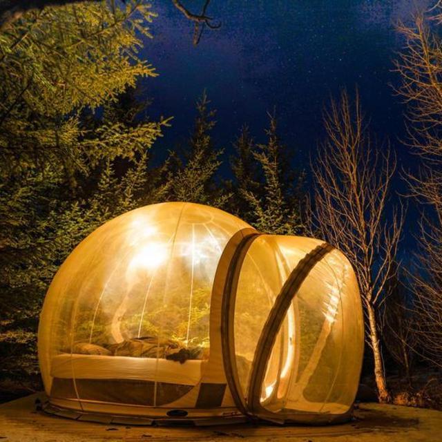 One Night in a Bubble Hotel?? Iceland is weird.