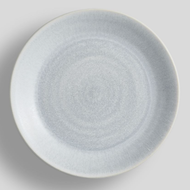 Chambray Blue Larkin Reactive Glaze Stoneware Salad Plates Set of 4