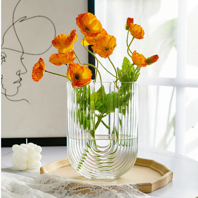 Large Modern Glass Vase