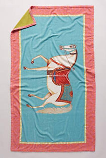 John Robshaw Signature Horse Beach Towel
