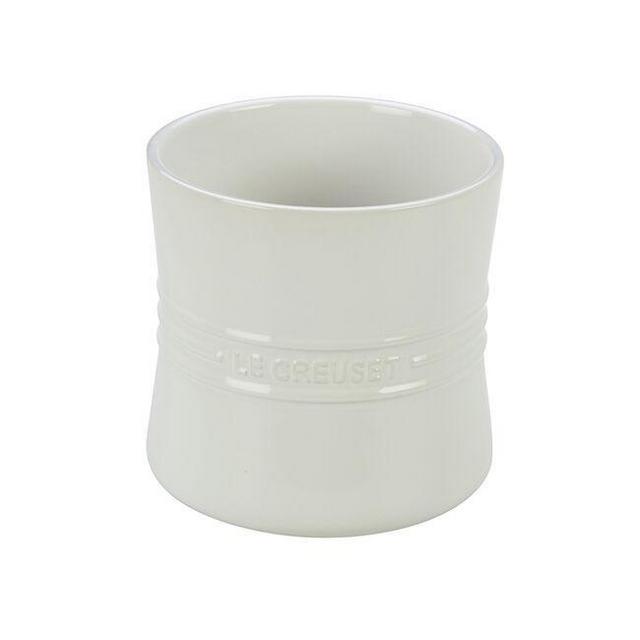 Le Creuset Stoneware Utensil Crock, 2.75 qt., Meringue White