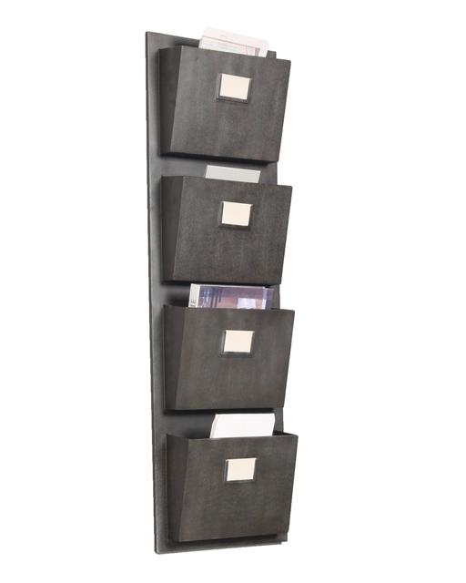 Linon 4 Slot Hanging Metal Mailbox