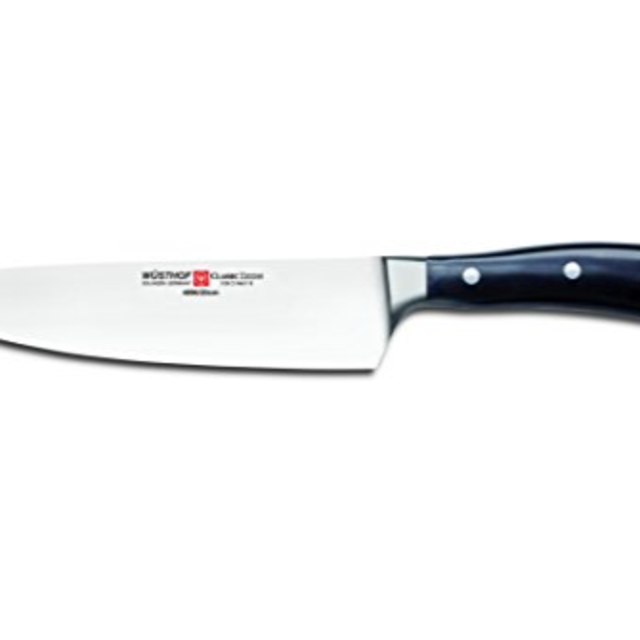 Wusthof Classic Ikon 8-Inch Cook's Knife, Black