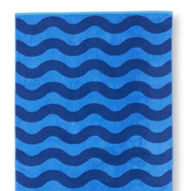 Seaside Beach Towel, Wave