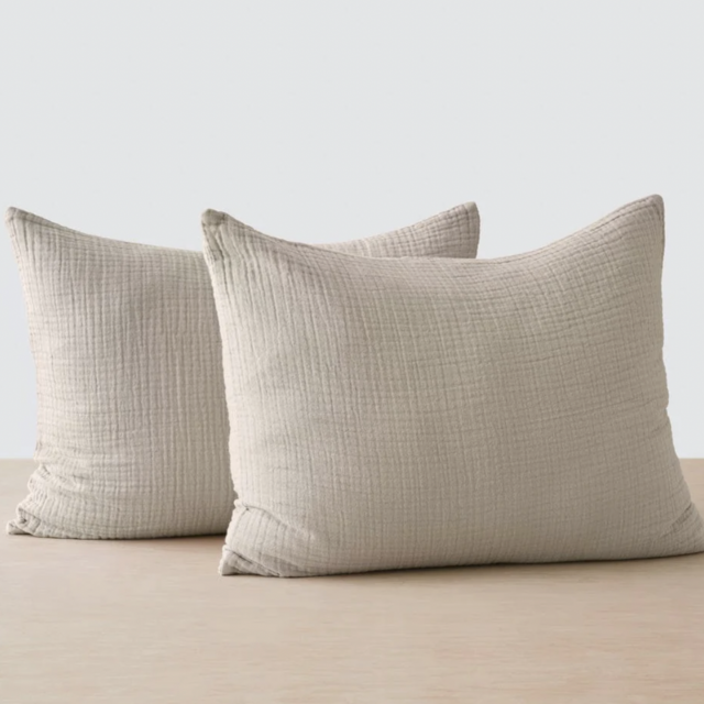 Organic Cotton Gauze Sham Set from the Citizenry