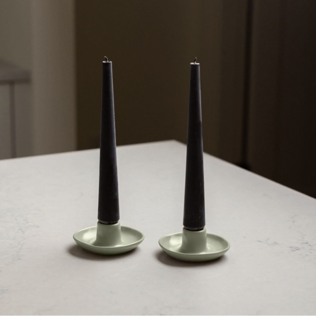 Ceramic Candle Holder Set from Fable