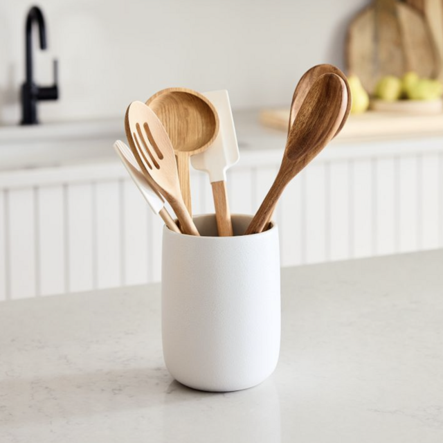 Stoneware Utensil Holder