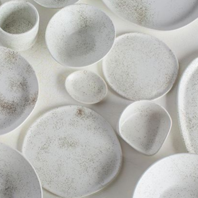 Ripple Side Plate - color Birch