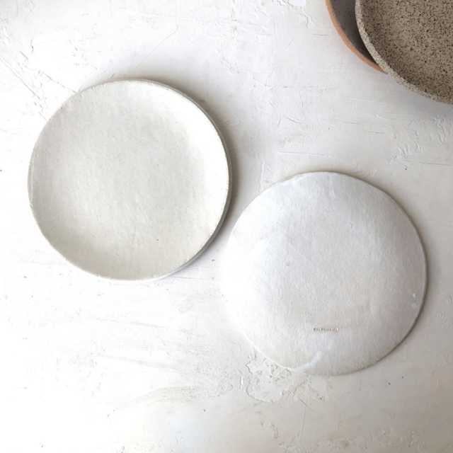 8 inch Blanc Plate - Civil Stoneware
