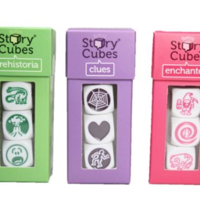 Rory's Story Cubes - Prehistoria, Enchanted, Clues (Set of 3)