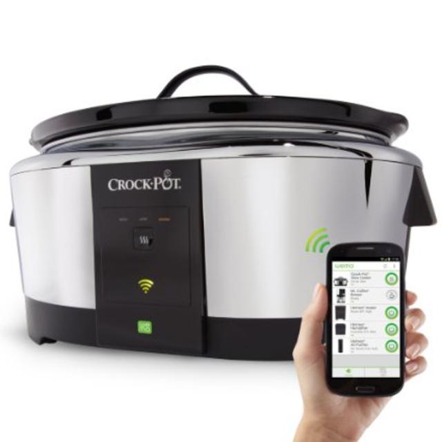Crock-Pot Smart Wifi-Enabled WeMo 6-Quart Slow Cooker, SCCPWM600-V1