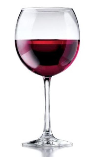 Libbey Vina Round Red Wine Goblets, 18-1/4-Ounce, Set of 6