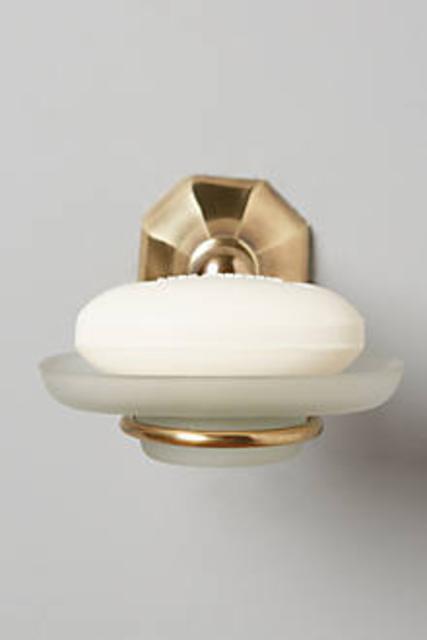 Anthropologie Brass Circlet Soap Dish