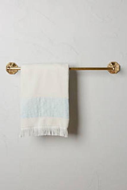 Anthropologie Brass Circlet Towel Bar