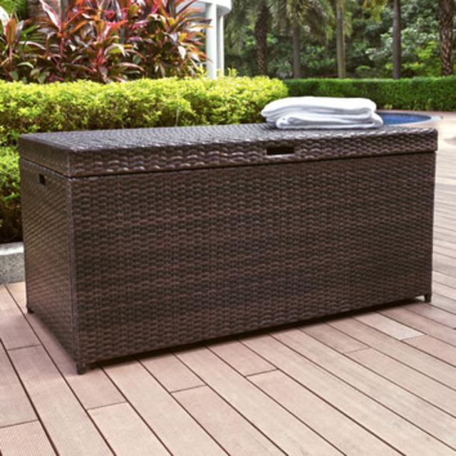Tom Wicker/Rattan Deck Box                        by                    Wade Logan
