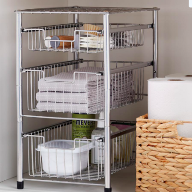 Wire Pull-Out Cabinet Organizers