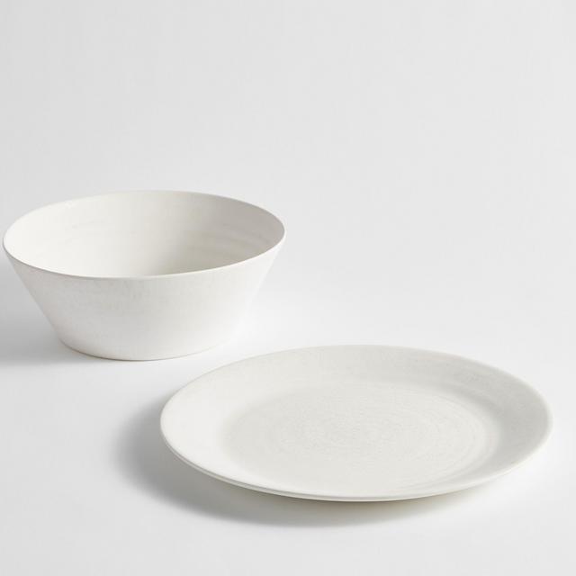 Larkin Melamine Serving Bowl & Platter