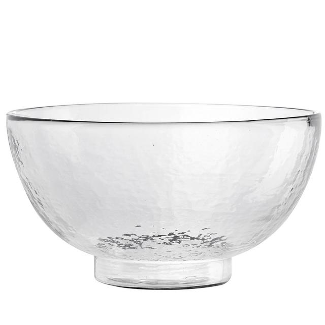 Hammered Handcrafted Glass Serving Bowl - Pottery Barn