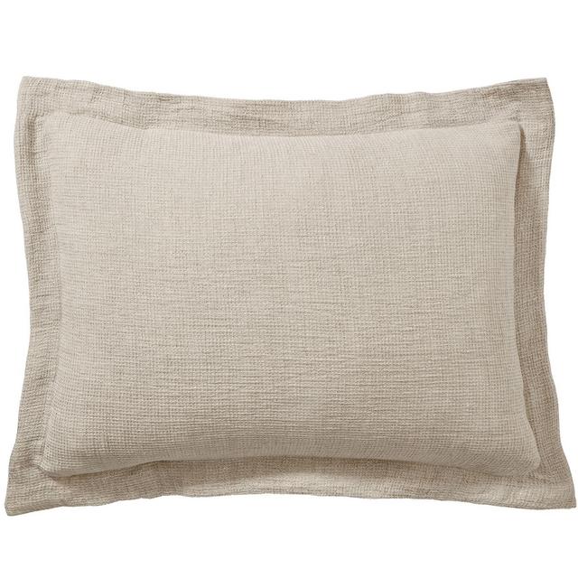 Belgian Flax Linen Waffle Sham