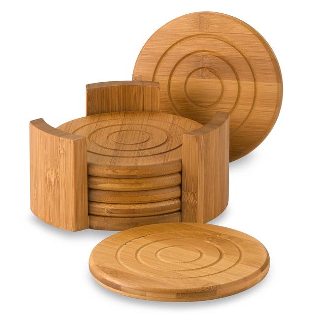 Lipper International Bamboo Coasters (Set of 6)