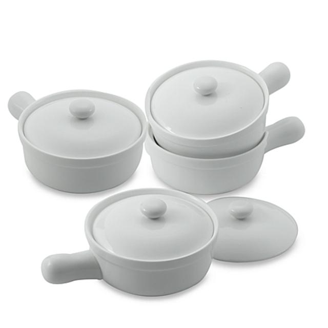 Everyday White® by Fitz and Floyd® Soup Crocks (Set of 4)