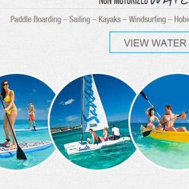 Watersports- Paddleboarding, Kayaking, Sailing, Snorkeling