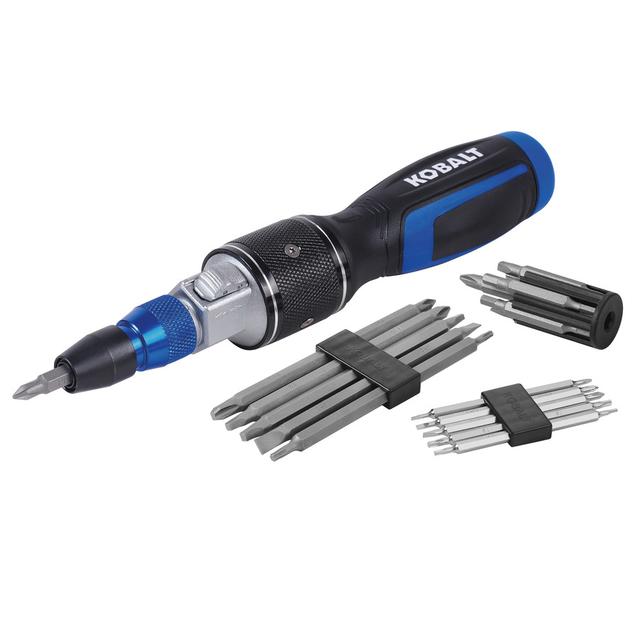 Kobalt Double Drive Ql3 Quick Load 35-Piece Variety Pack Screwdriver Set