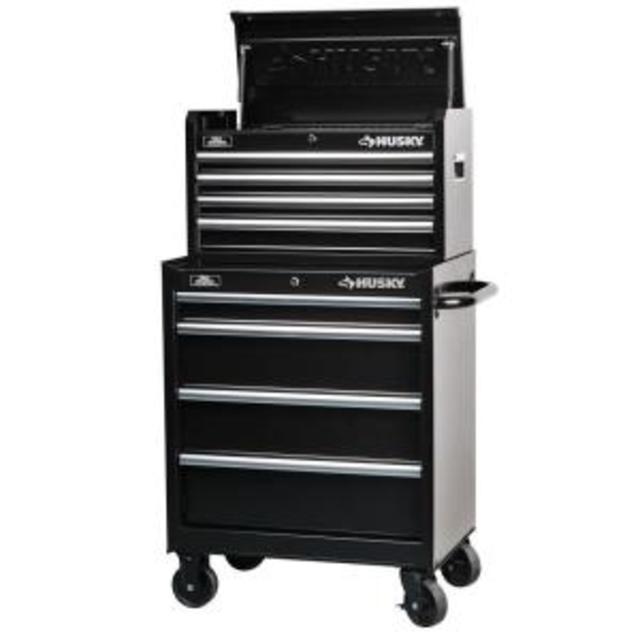 27 in. 8-Drawer Tool Chest and Cabinet Set