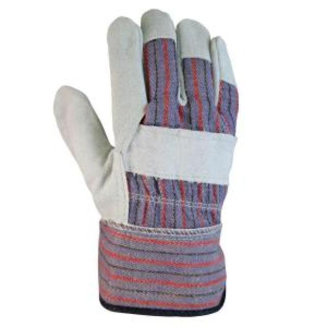 Leather-Palm Large Gloves (3-Pairs)
